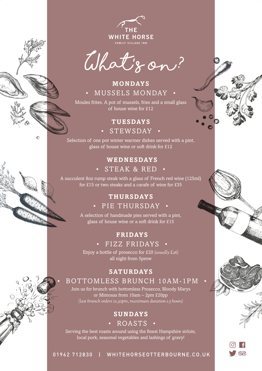 Traditional Pub Dining The White Horse Ideal Collection