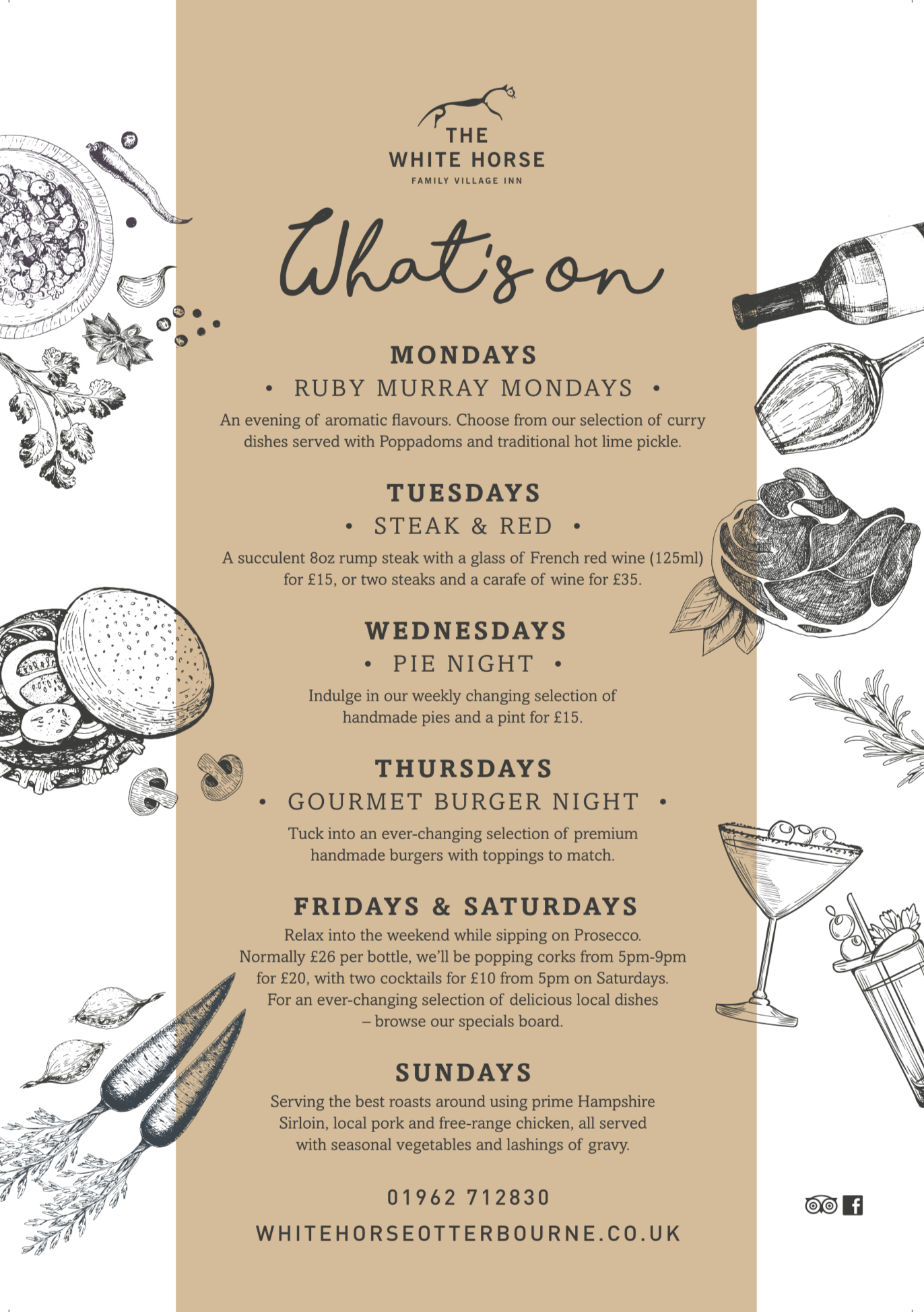 Traditional Pub Dining The White Horse Ideal Collection