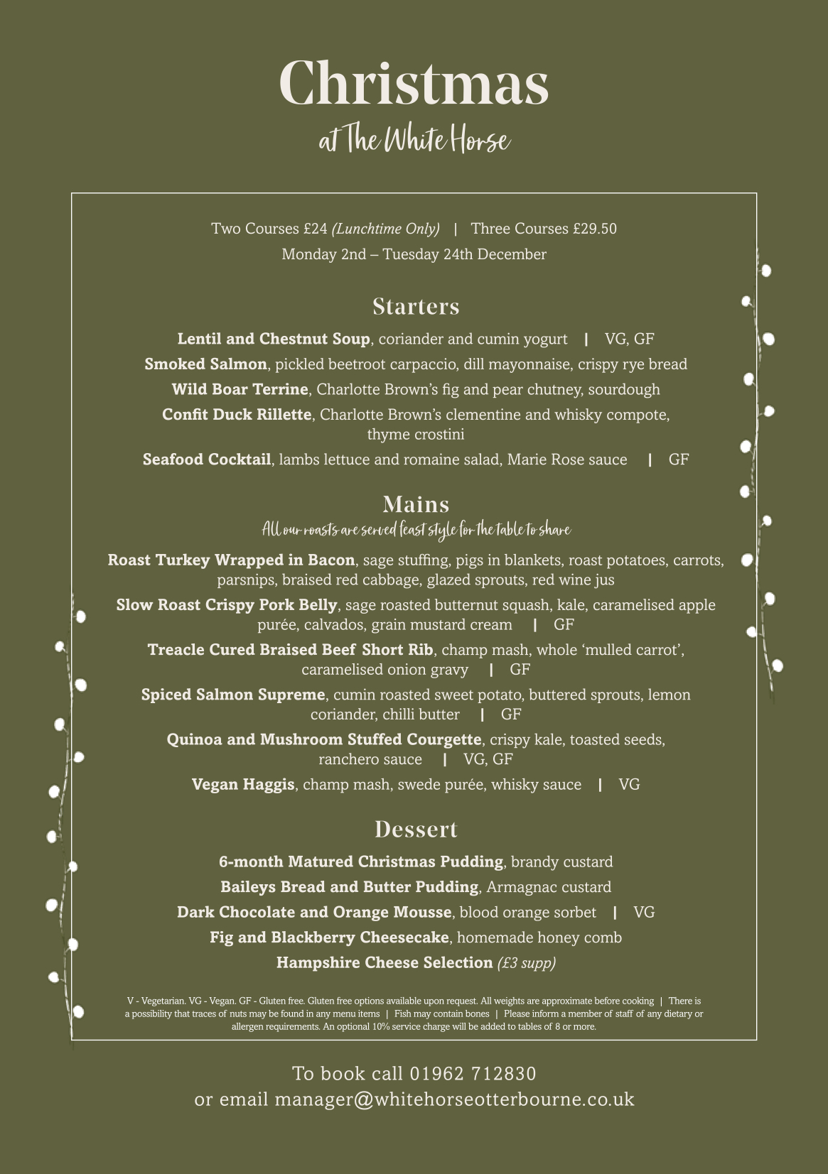 Traditional Pub Dining The White Horse Ideal Collection